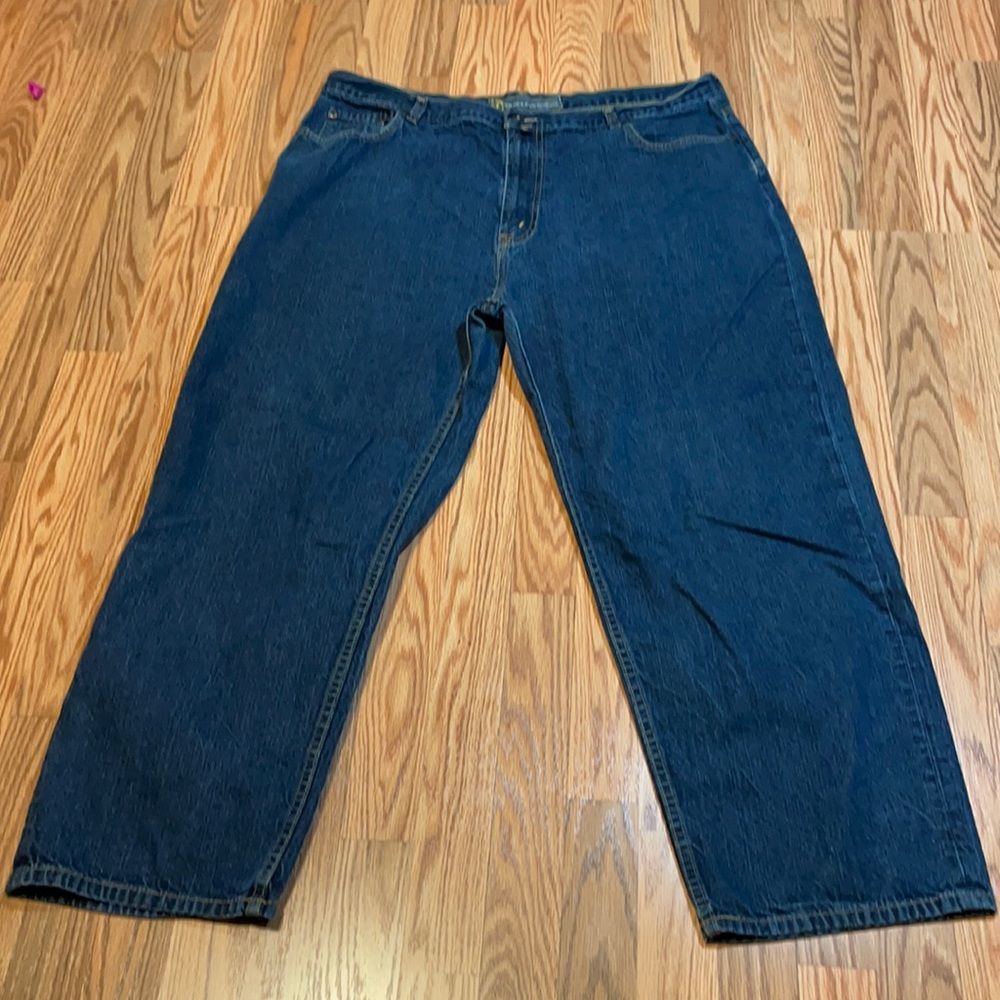 Men's Nautica Dark Blue Jeans Size 42 EUC